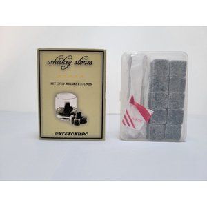 Whiskey Stones 11 pc Box Set- Stone Cubes -Won't Melt Like Ice - Great Gift